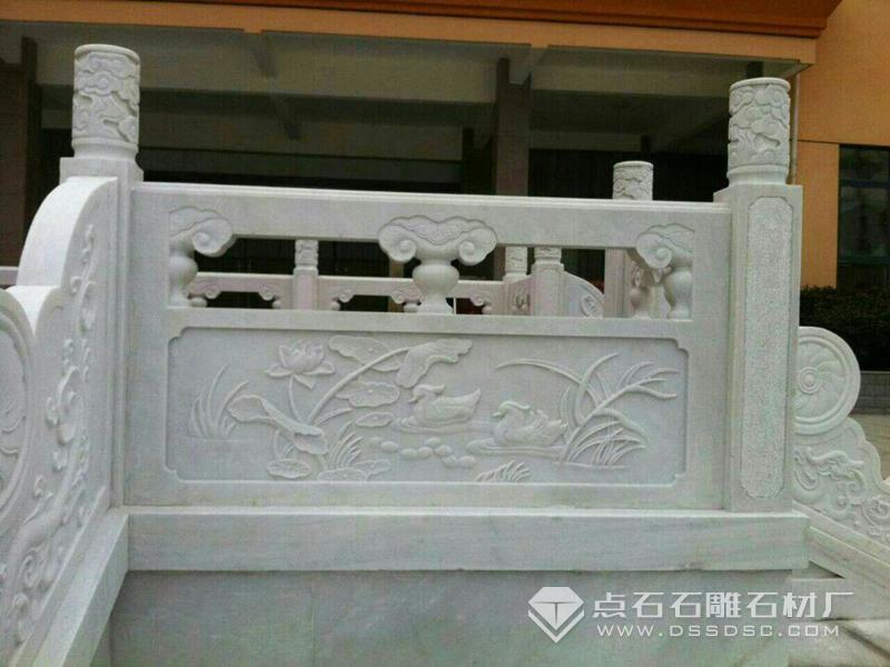 汉白玉石栏杆 汉白玉石栏杆